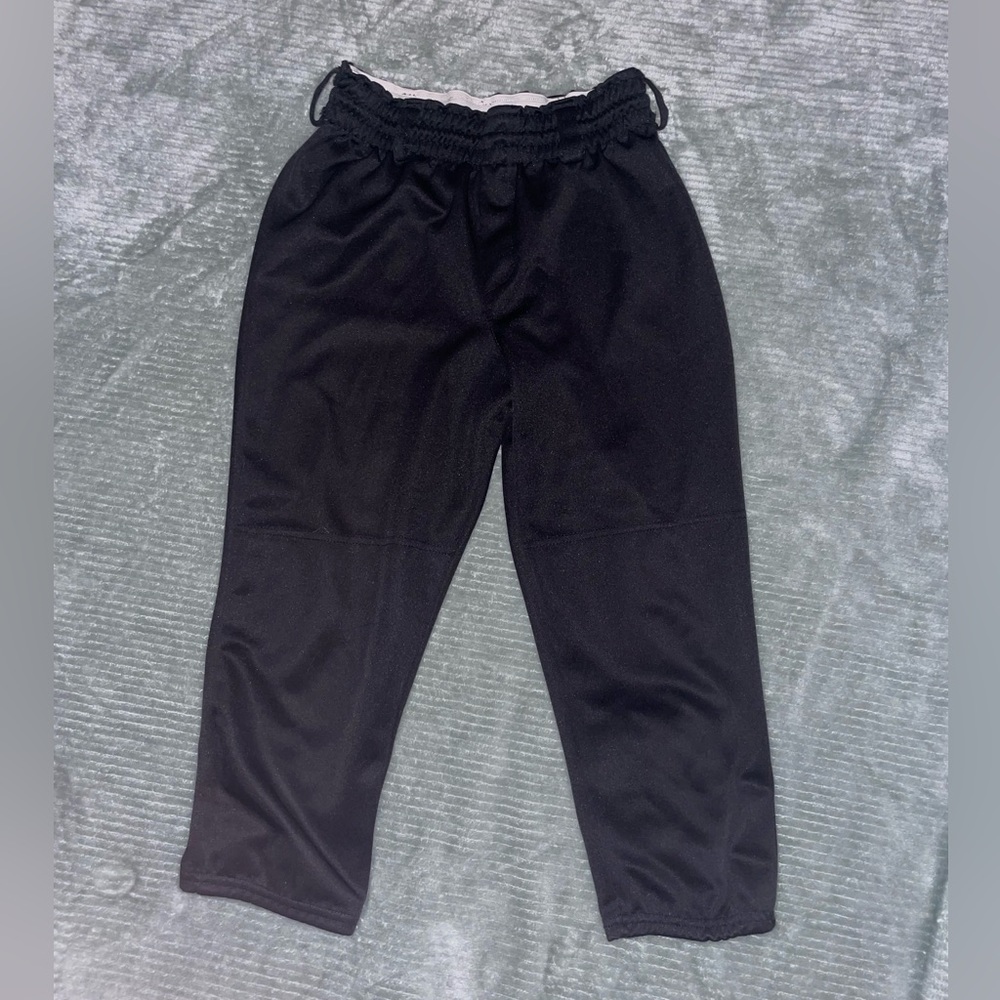 Black girls softball pants